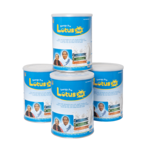 Combo 4 hộp sữa Lotus Milk tăng cường đề kháng