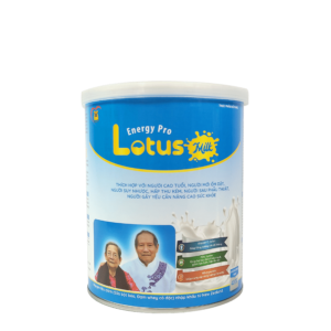Sữa bột Energy Pro Lotus Milk 400g - Chủ động bào vệ sức khỏe dễ dàng