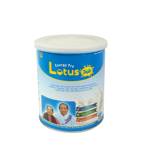 Sữa bột Energy Pro Lotus Milk 400g - Giàu dưỡng chất thiết yếu cho người lớn