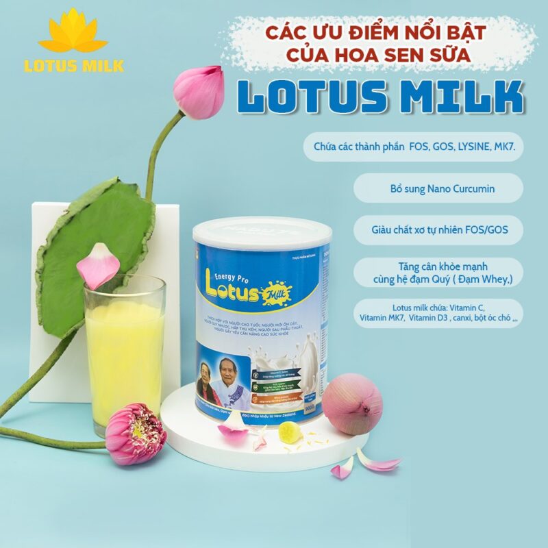 5+ Ưu điểm nổi bật của Hoa Sen Sữa Lotus Milk
