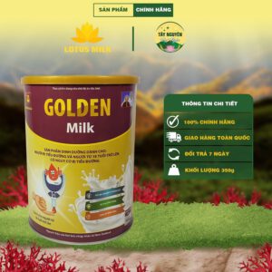 Golden Milk 350g - Dành cho người tiểu đường & nguy cơ tiểu đường (≥18 tuổi)