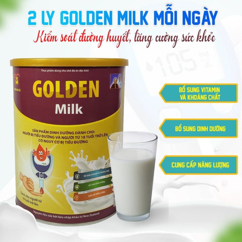2 Ly Golden Milk mỗi ngày - Kiểm soát đường huyết, tăng cường sức khỏe