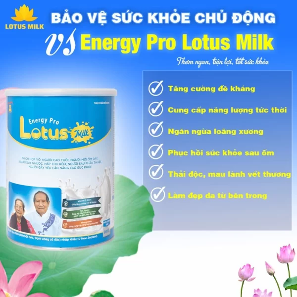 Cùng Lotus Milk bảo vệ sức khỏe chủ động mỗi ngày