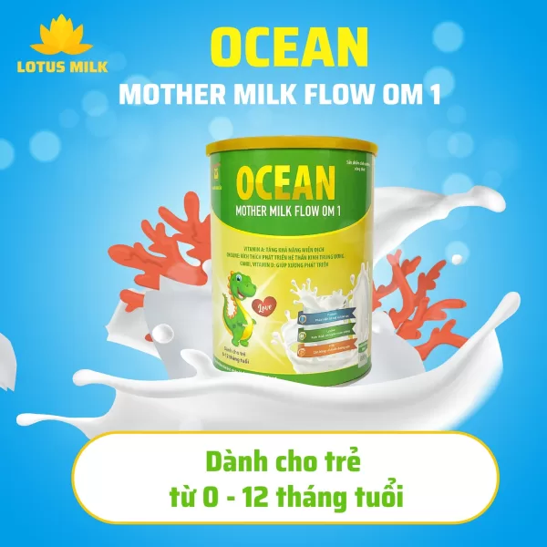 Sữa bột Ocean Mother Milk Flow OM 1 (cho trẻ 0-12 tháng tuổi)