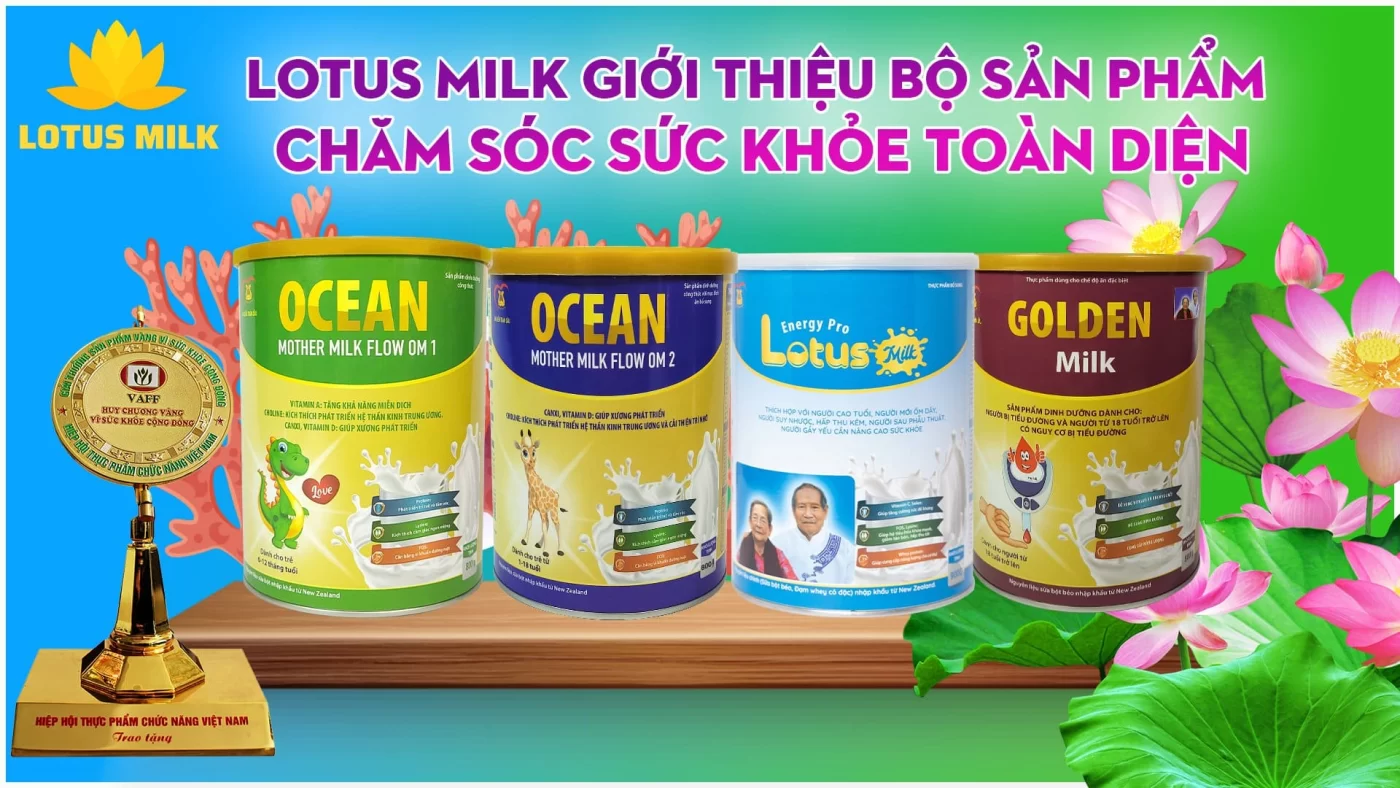 Tìm hiểu nhanh bộ sản phẩm Lotus Milk - Golden Milk - Mother Milk Flow OM1 & OM2