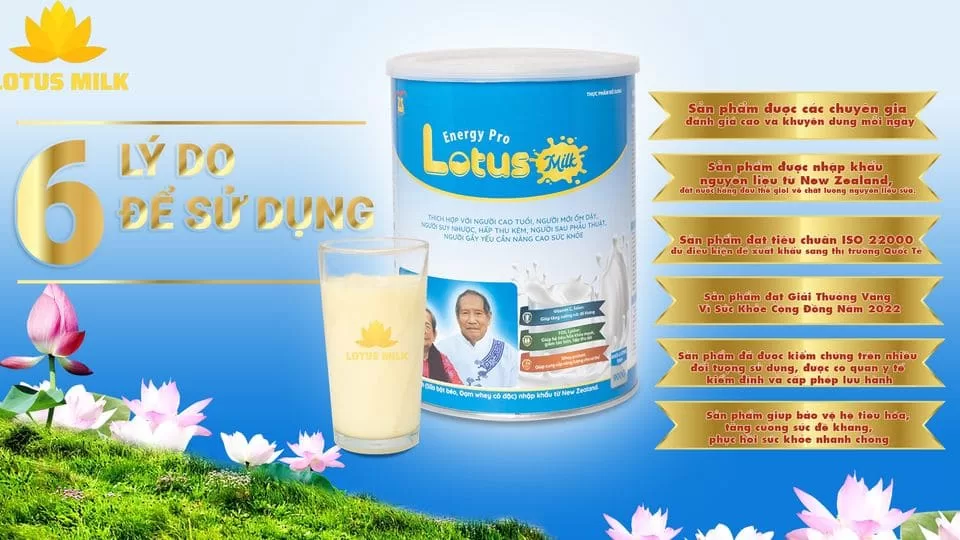 6 Lý do để sử dụng Lotus Milk mỗi ngày