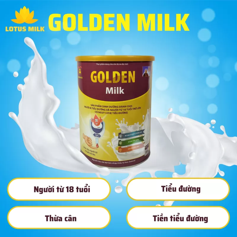 Sữa cho người tiểu đường Golden Milk