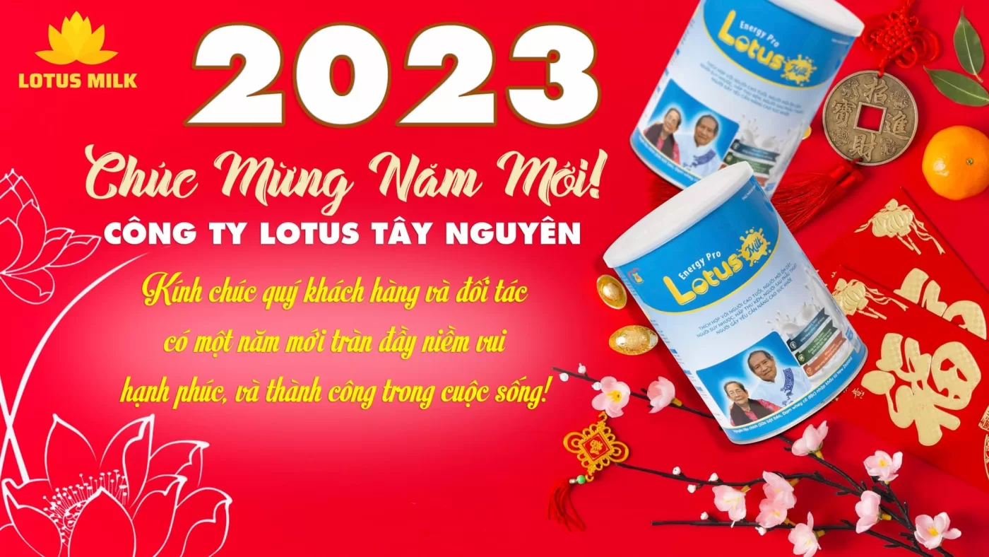 Công ty Lotus Tây Nguyên chúc mừng Tết Dương Lịch 2023