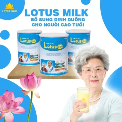 Lotus Milk - Bổ sung dinh dưỡng cho người cao tuổi